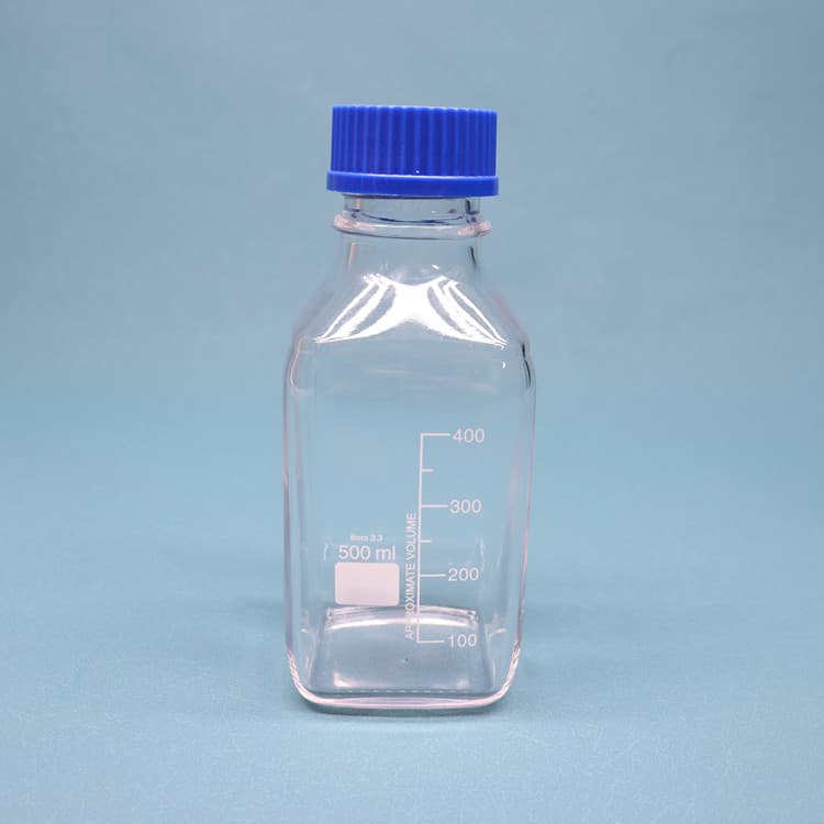 gravity and square reagent bottle